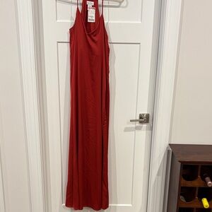 Nicole Miller Elegant Red Maxi Dress